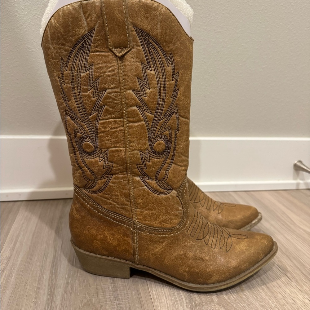 Coconuts by Matisse Brown  Faux leather Heeled Boots